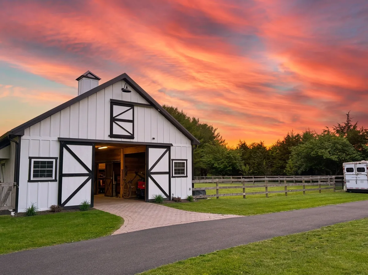 Custom Horse Barns
