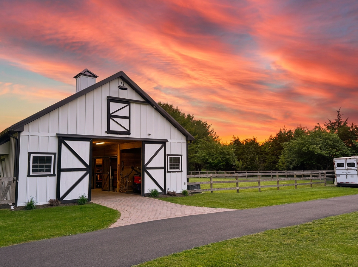 Custom Horse Barns